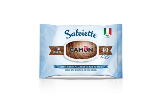 CAMON Salviette Detergenti alla Fragranza Legni Bianchi
