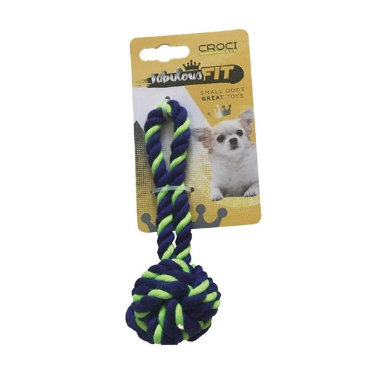 Gioco cane in corda - Cotonosso Mini Palla croci