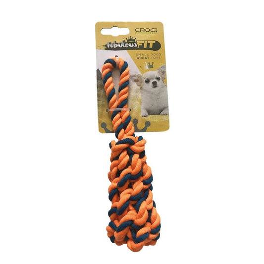 Gioco cane in corda - Mini Treccia camon 19cm
