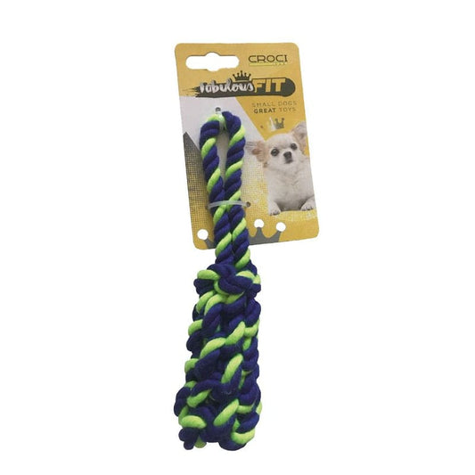 Gioco cane in corda - Mini Treccia camon 19cm