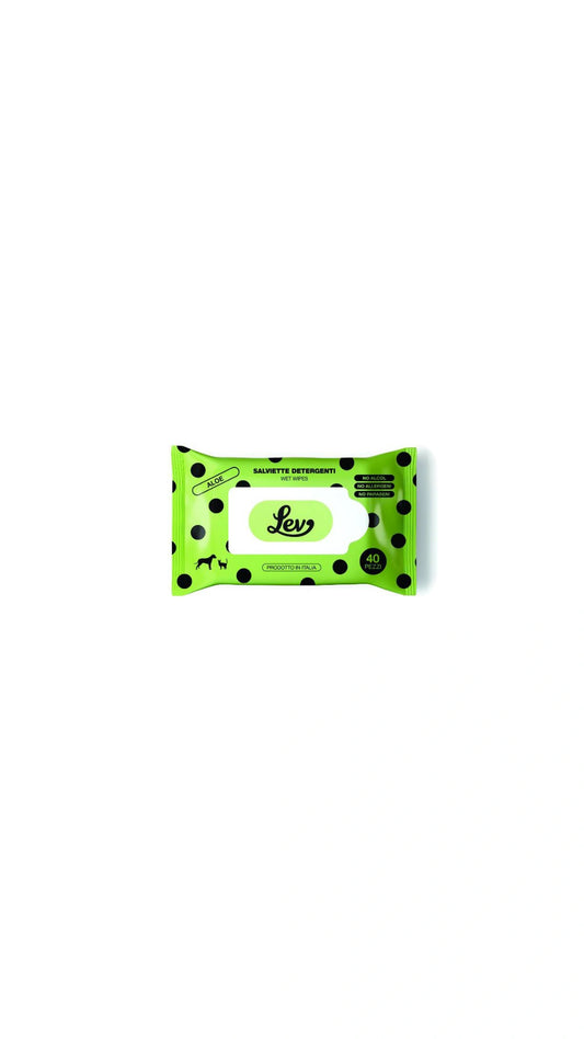 Lev - Salviette all'Aloe da 40pz