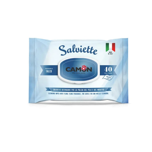 Salviette Detergenti al Talco Camon 40 Pezzi