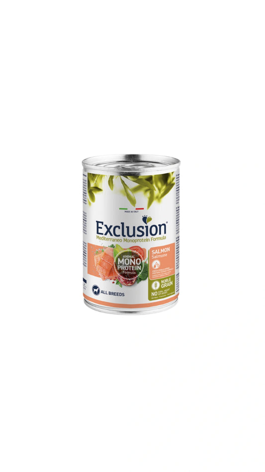 Exclusion Mediterraneo Adult All Breed salmone 400 gr