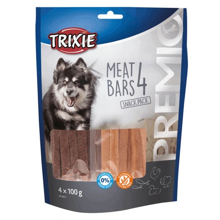 TRIXIE PREMIO 4 MEAT BARS SNACK CANE 400 G