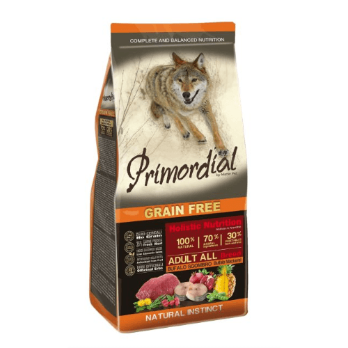 PRIMORDIAL HOLISTIC DOG ADULT BUFALO E SGOMBRO GRAIN FREE