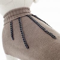 Maglione a dolcevita con catena Danger per cani