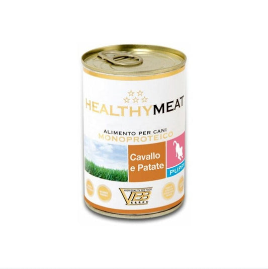 Healthy Meat Cane 400g Patè Cavallo e Patate Puppy