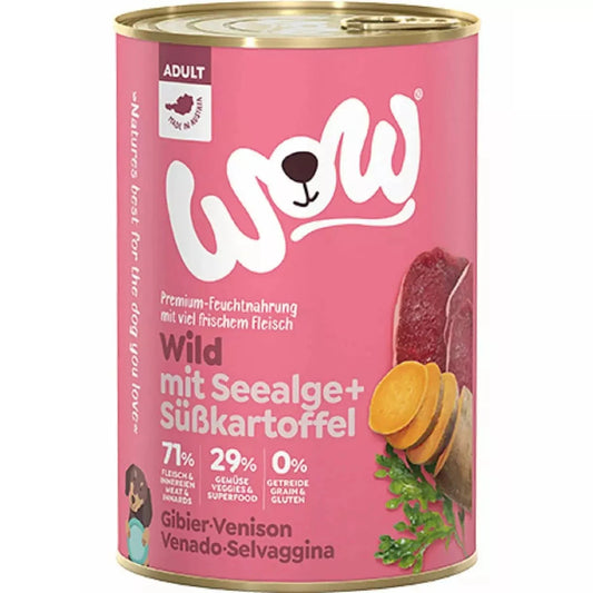 Wow Scatoletta Cane Adulto Wild Selvaggina