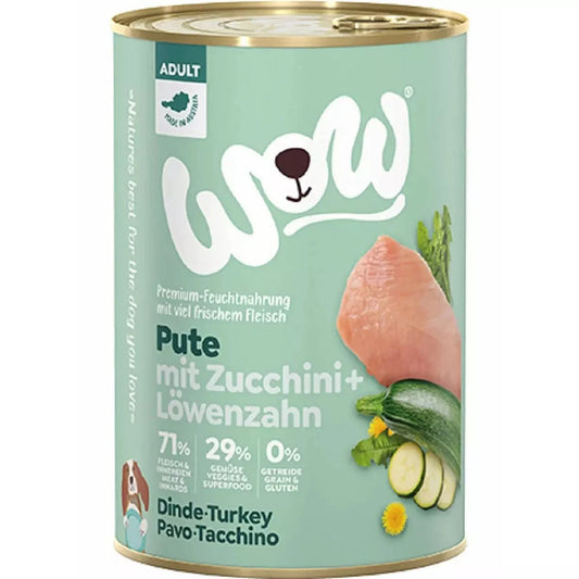 Wow Scatoletta Cane Adulto Pute Tacchino