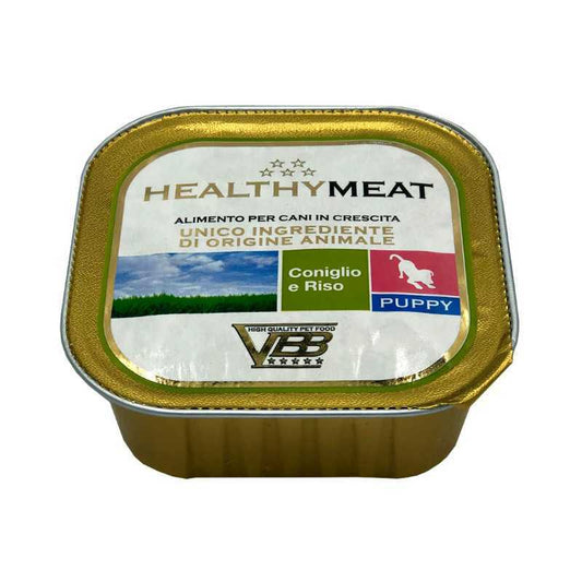 Healthy Meat Puppy Monoproteico - Patè Helfi con coniglio e riso per cuccioli