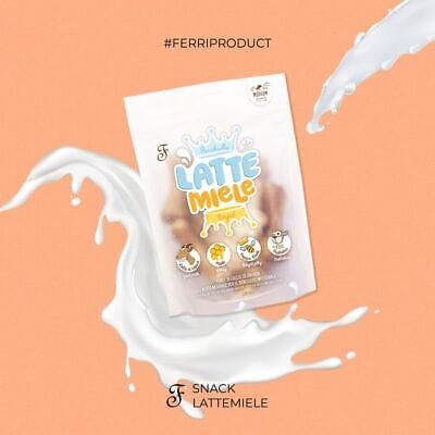 Snack per cani Ferribiella latte e miele ossi premio cane dog