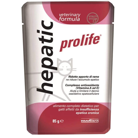 Prolife Cat Veterinary Hepatic - Bustina da 85 Gr