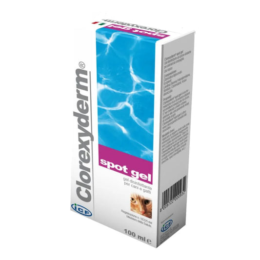 FARMACEUTICI ANIMALI DOMESTICI CLOREXYDERM SPOT GEL CANI GATTI 100 ML