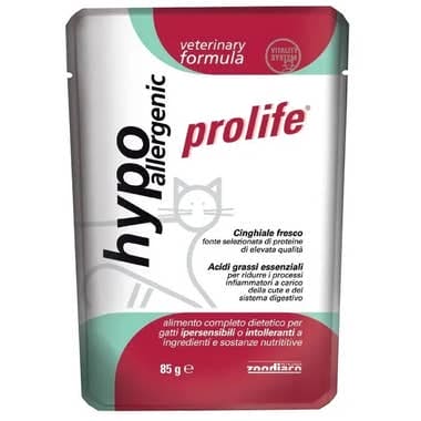 Prolife Cat Veterinary Hypoallergenic - Bustina da 85 gr