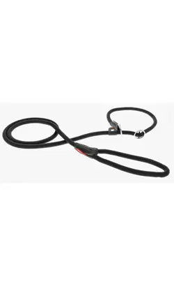 Ferribiella Guinzaglio Tondo con Collare Strangolatore nero lunghezza 183cm