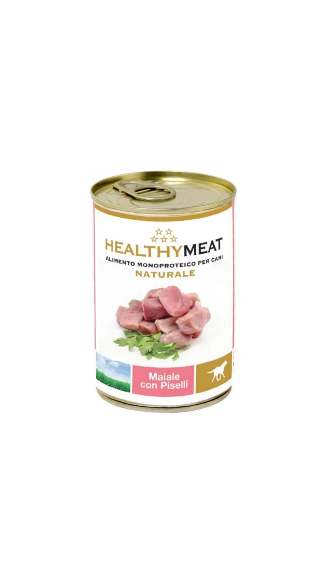Healthy Meat Monoproteico Cane 400gr maiale con piselli
