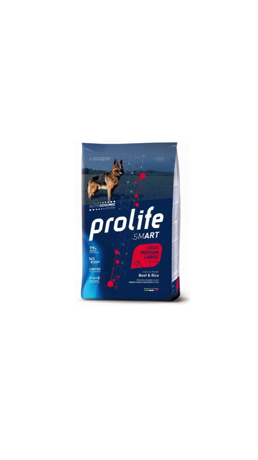 Prolife smart beef & rice adult