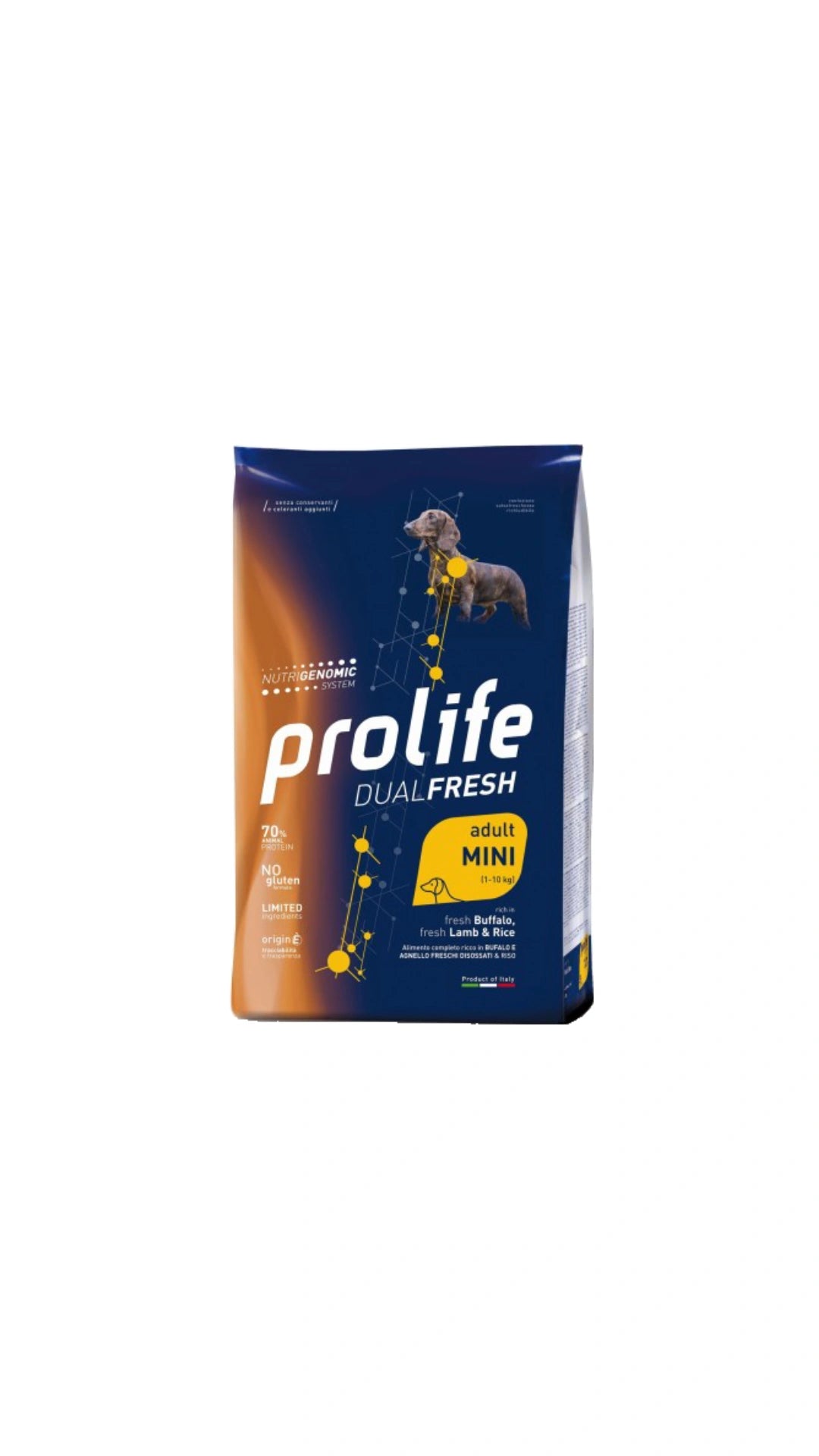 Prolife Dualfresh Adult Bufalo Agnello e Riso