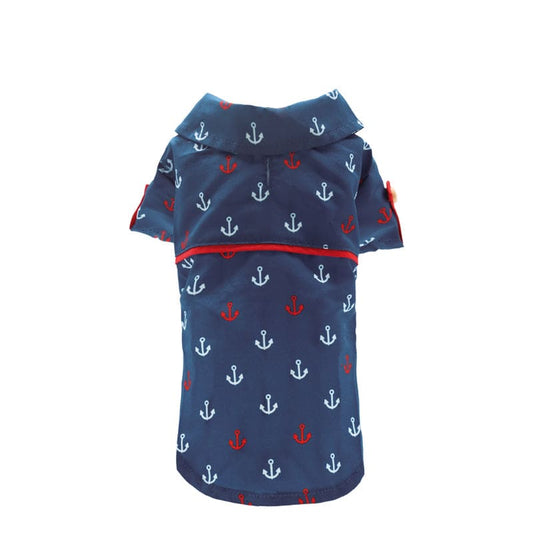 Maglia per cani con colletto - Nautical Chic croci