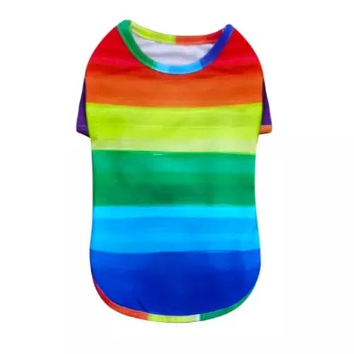 Rainbow T-Shirt per Cani croci