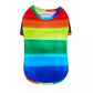 Rainbow T-Shirt per Cani croci