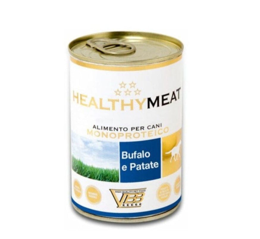 Healthy Meat Monoproteico Cane 400gr Bufalo e Patate patè