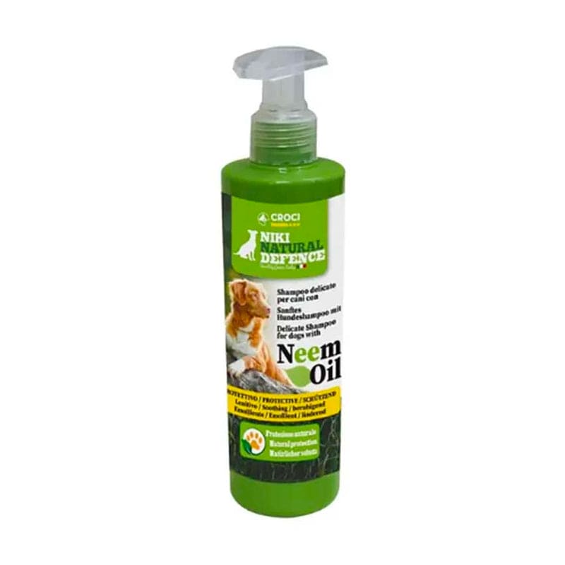 Shampoo Naturale all’Olio di Neem per Cani - Niki Natural Defence croci