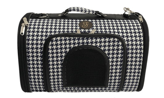 Ferribiella Borsa da trasporto bianco e blu navy