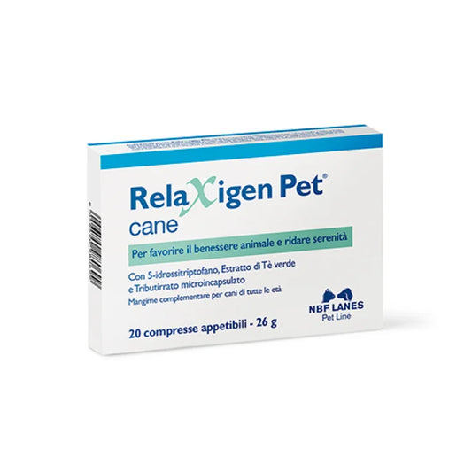 RELAXIGEN PET CANE NBF LANES 20 COMPRESSE APPETIBILI