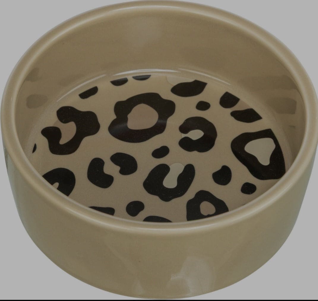Set Ciotola per cani Trixie Leo Ceramica Ø 12 cm 300 ml