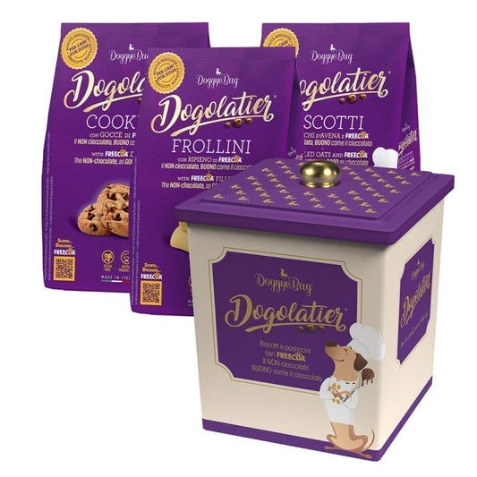 DoggyeBag Dogolatier BOX Degustazione 3 Gusti Freecoa 540g