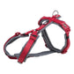 Imbracatura da trekking Trixie Premium - rosso / Grigio grafite