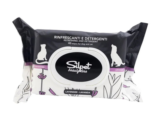Silpet 40 Salviettine Detergenti 30x20cm Profumazione Lavanda