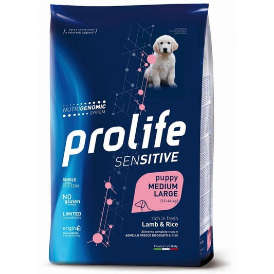 PROLIFE SENSITIVE PUPPY,LAMB E RICE
