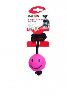 GIOCO PALLA GALLEGGIANTE CON CORDA SMILE 6 cm