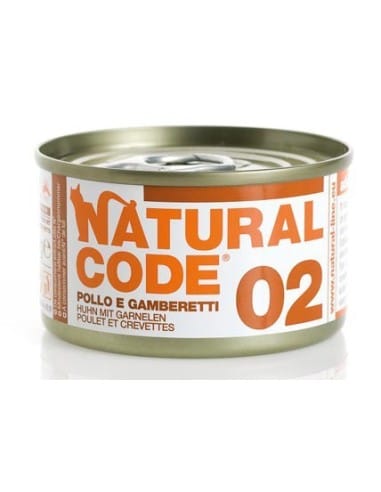 Natural code scatolette gatto 85 g