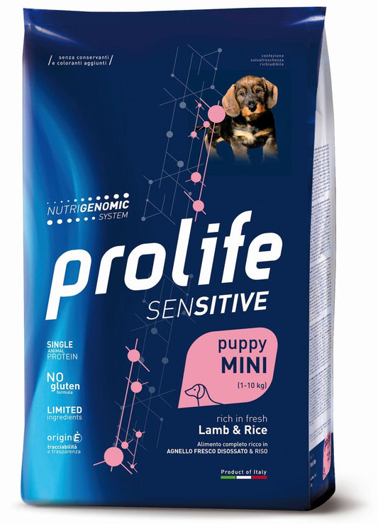 PROLIFE SENSITIVE PUPPY,LAMB E RICE