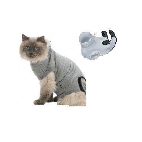 TRIXIE BODY PROTETTIVO PER GATTI  GRIGIO